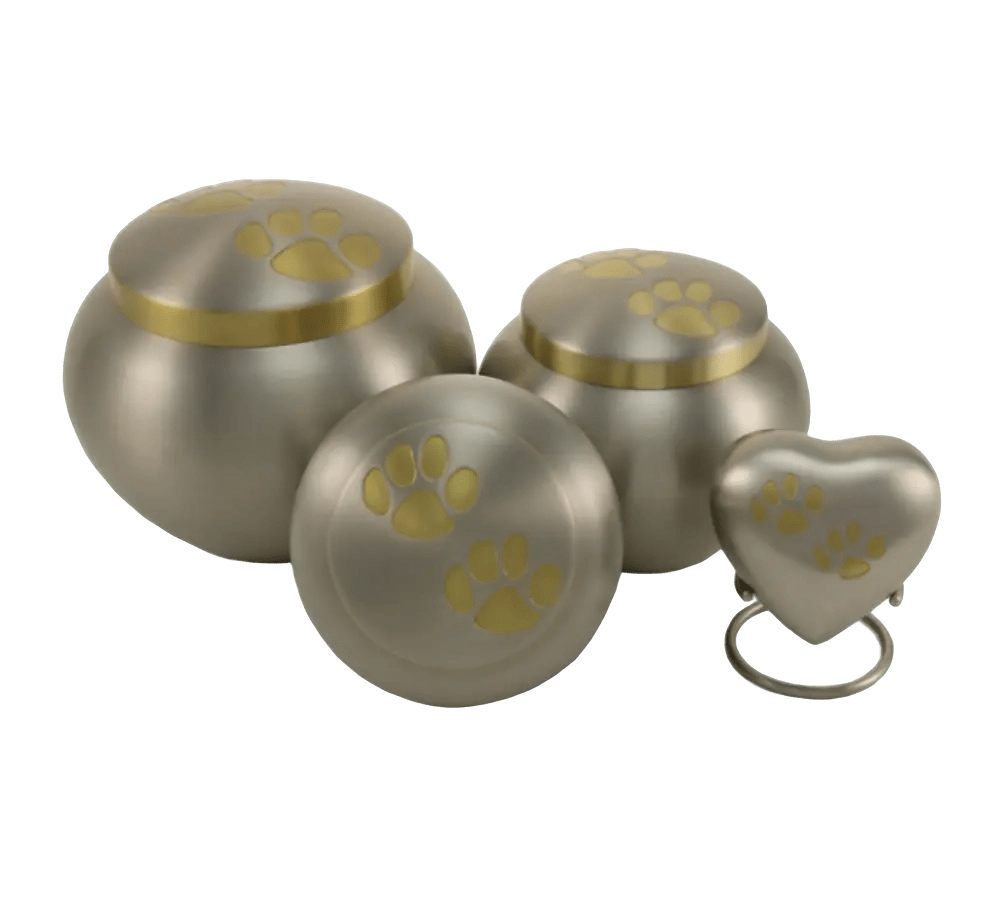 Odyssey® Paw Pewter Pet Urn