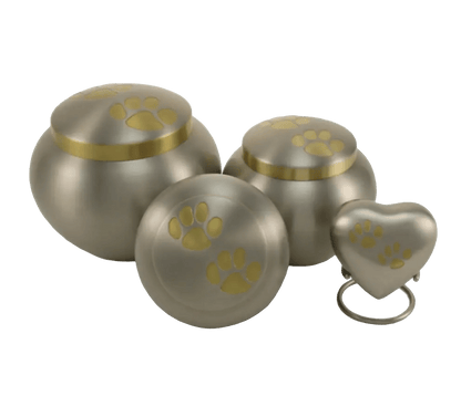 Odyssey® Paw Pewter Pet Urn