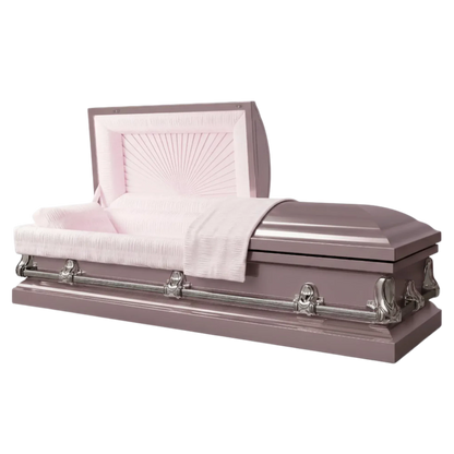 Orion NG Series | Orchid Steel Casket with Pink Interior