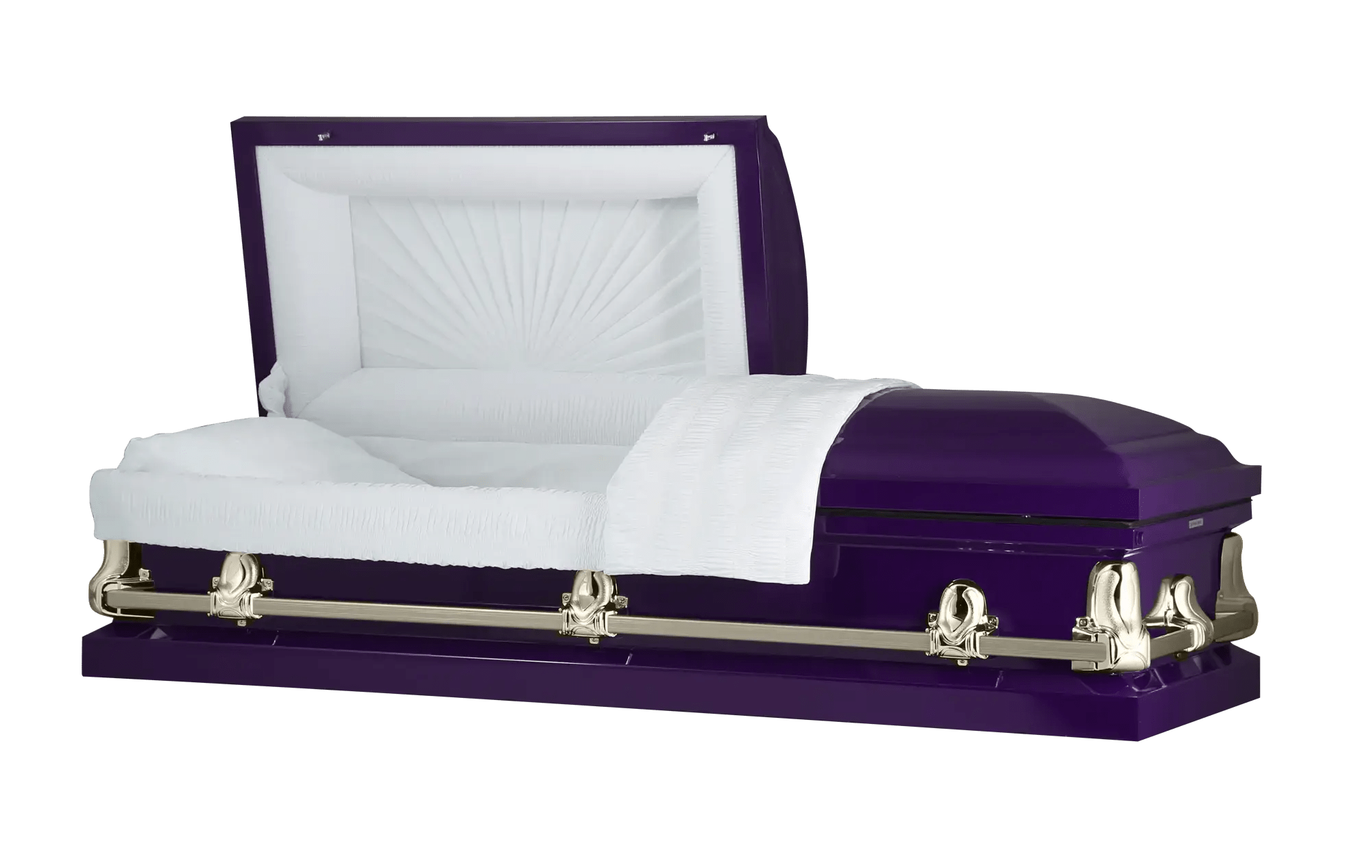 Titan Orion Series Purple And Gold Steel Casket- Buy for $1,499 – Titan ...