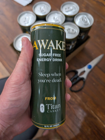 AWAKE – Sugar-Free Energy Drink (Pack of 6)