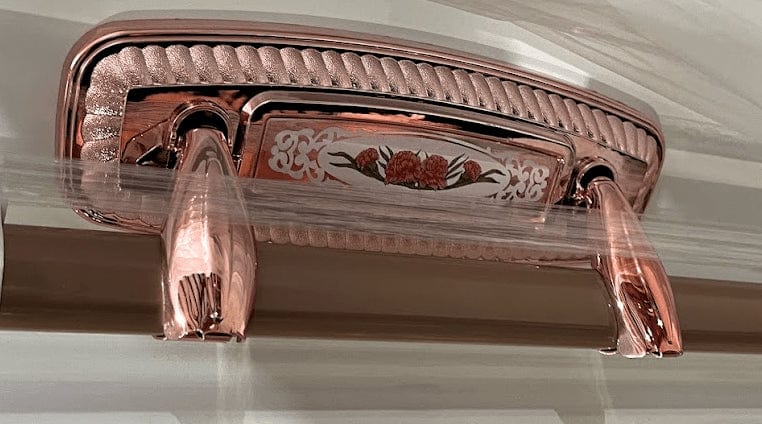 Matriarch | White Steel Casket with Pink Interior