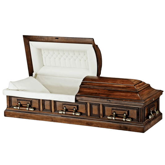Penbrook (Cherry Veneer) | Cherry Veneer Casket with Satin Finish