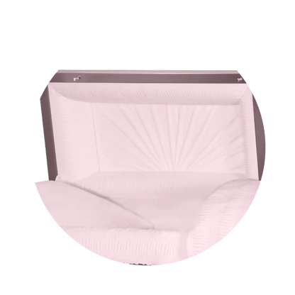 Reflections XL | Orchid Steel Oversize Casket with Pink Interior