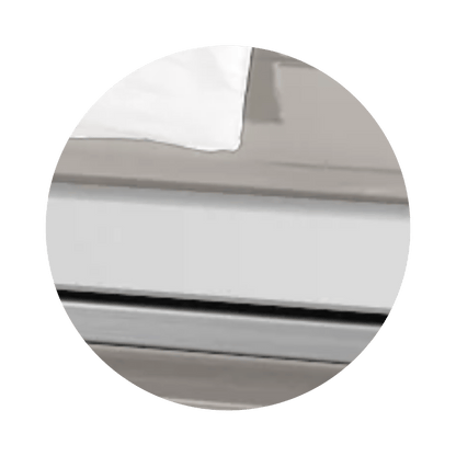 Reflections XL | Silver Steel Oversize Casket with White Interior