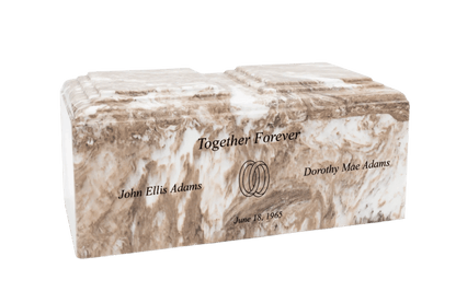 Sand Companion Marble Urn | Urn for Two