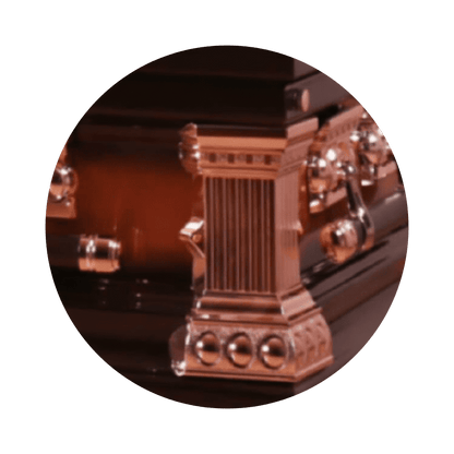 Lafayette Solid Copper Casket (32 oz) | Solid Copper Casket