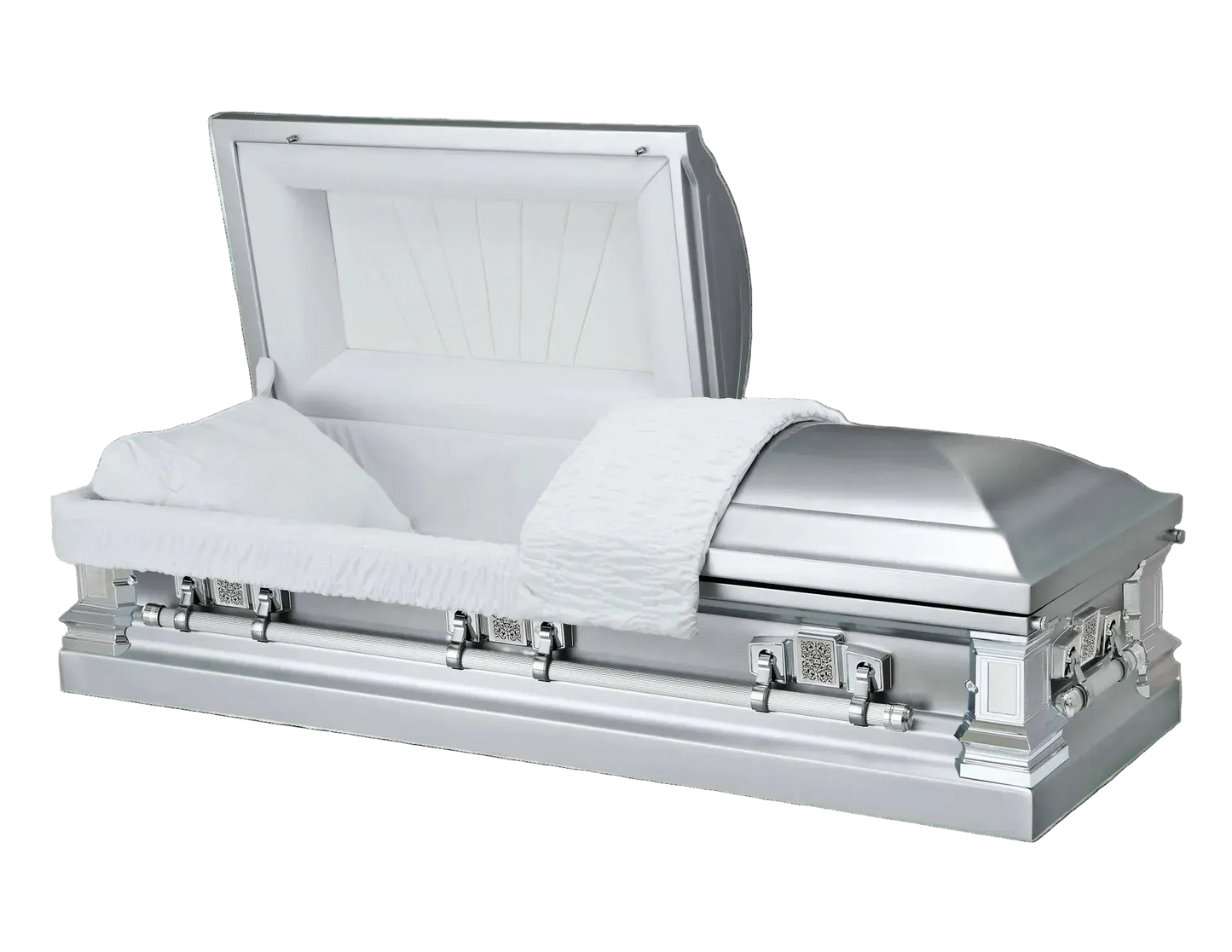 Stanfield Stainless Steel Casket | Platinum Finish