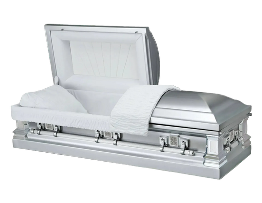 Stanfield Stainless Steel Casket | Platinum Finish