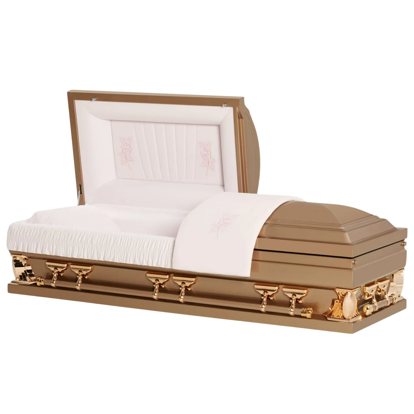 Summit XL (29-44 in.)| Champagne Gold Oversized Casket