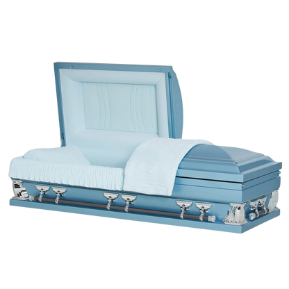 Summit XL (29-44 in.)| Light Blue Oversize Casket