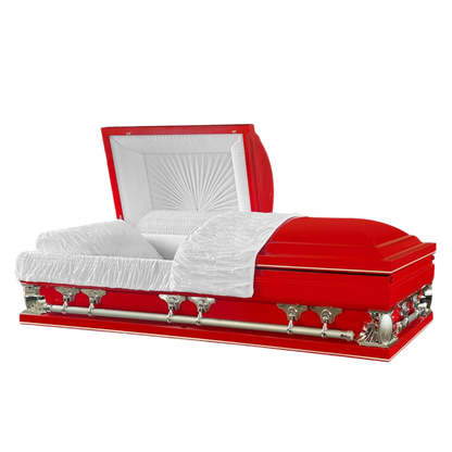 Summit XL (29-44 in.)| Red Oversized Casket