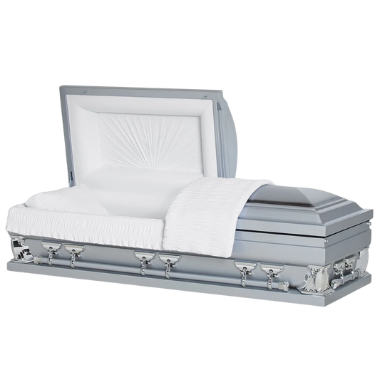 Summit XL (29-44 in.)| Silver Oversize Casket