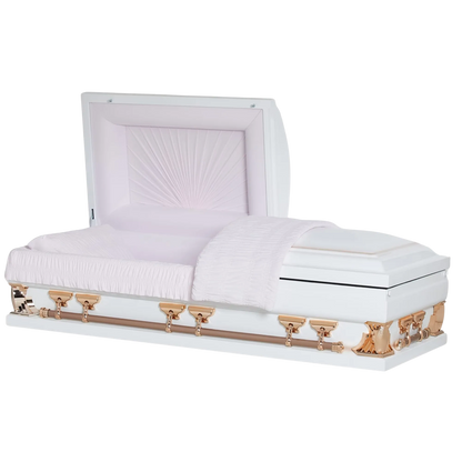 Summit XL (29-44 in.)| White Oversized Casket