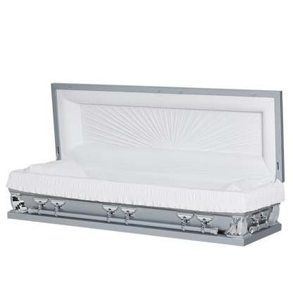 Summit XL (29-44 in.)| Silver Oversize Casket