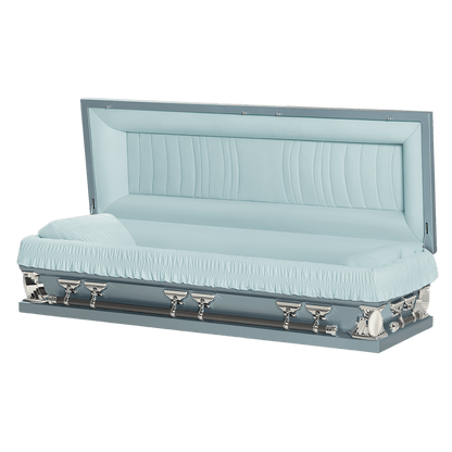 Summit XL (29-44 in.)| Light Blue Oversize Casket