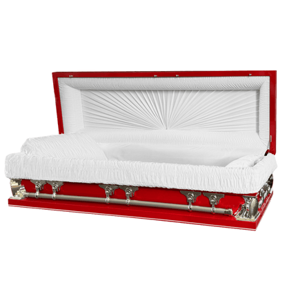 Summit XL (29-44 in.)| Red Oversized Casket