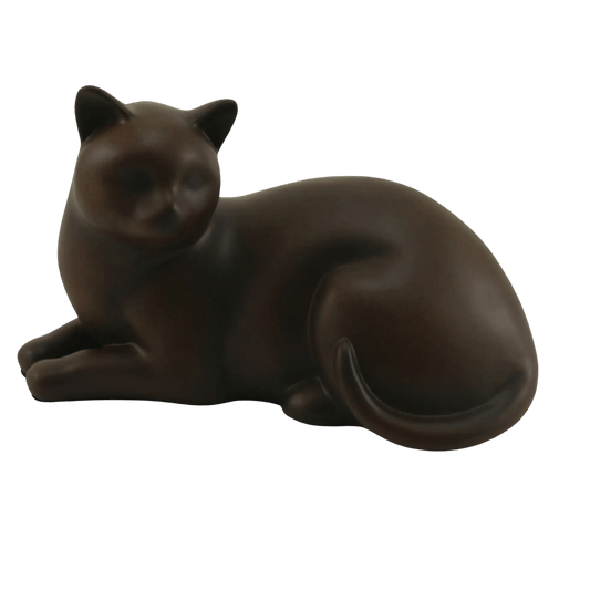 Cozy Cat Tabby Pet Urn