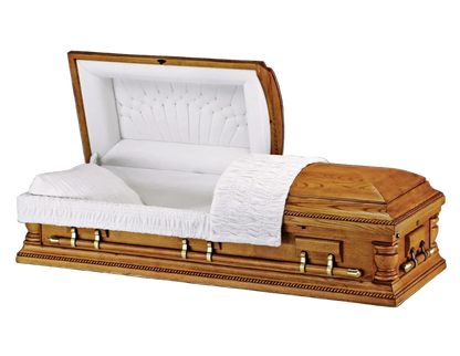Townsend (Oak) | Oak Casket with Satin Finish