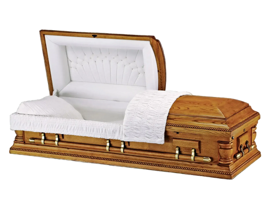 Townsend (Oak) | Oak Casket with Satin Finish