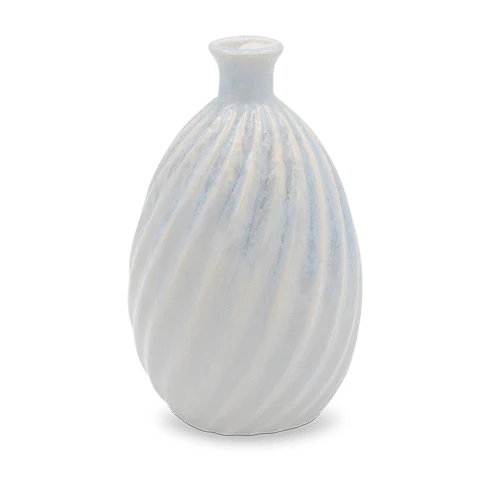 Twist Vase (Ice) – Made with Solidified Cremains