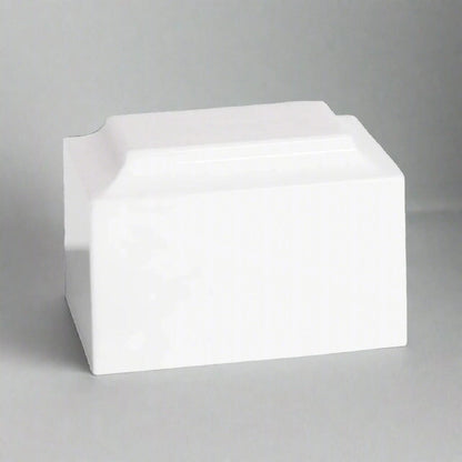 White Pet Marble Cremation Urn