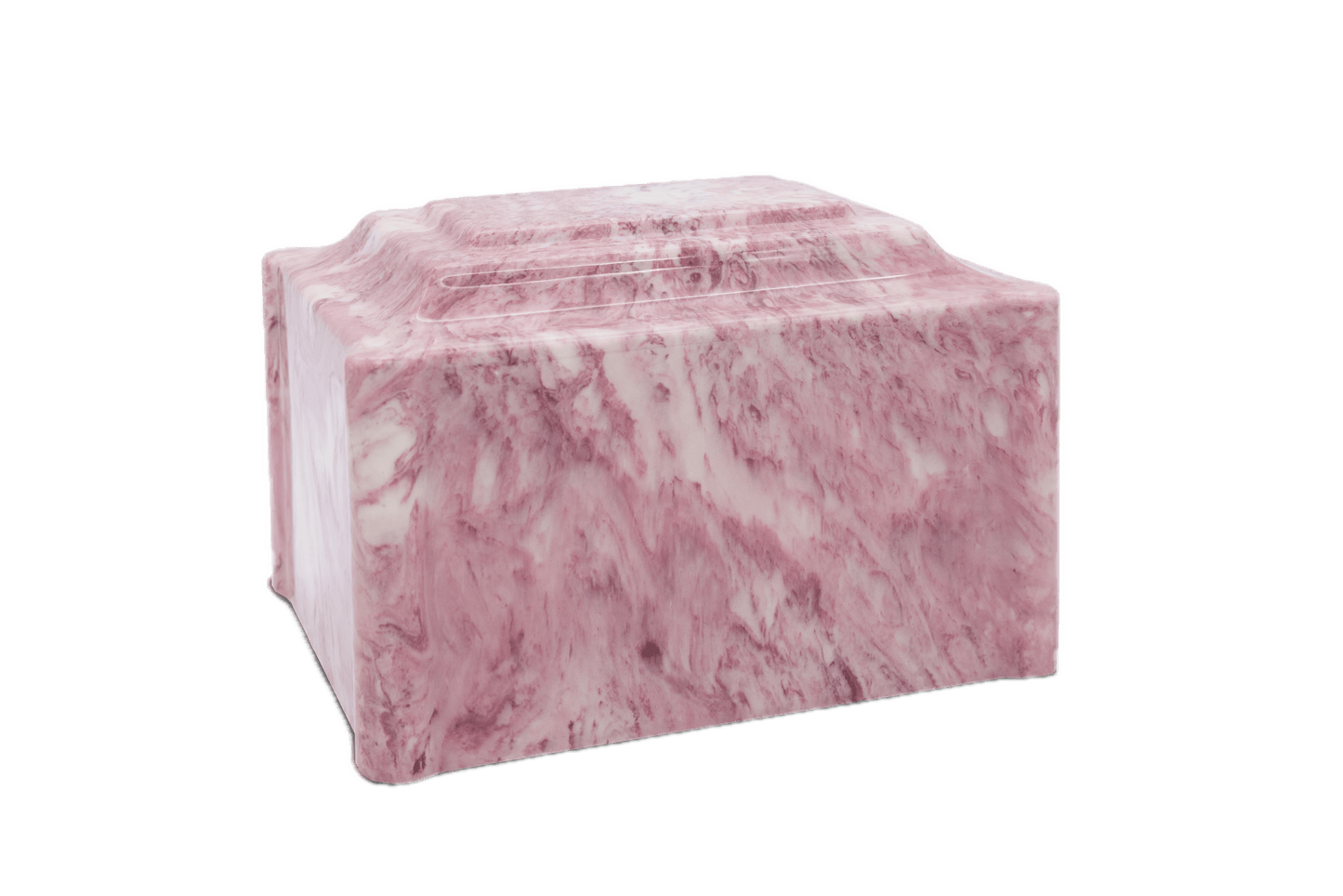 Wild Rose Cultured Marble Cremation Urn