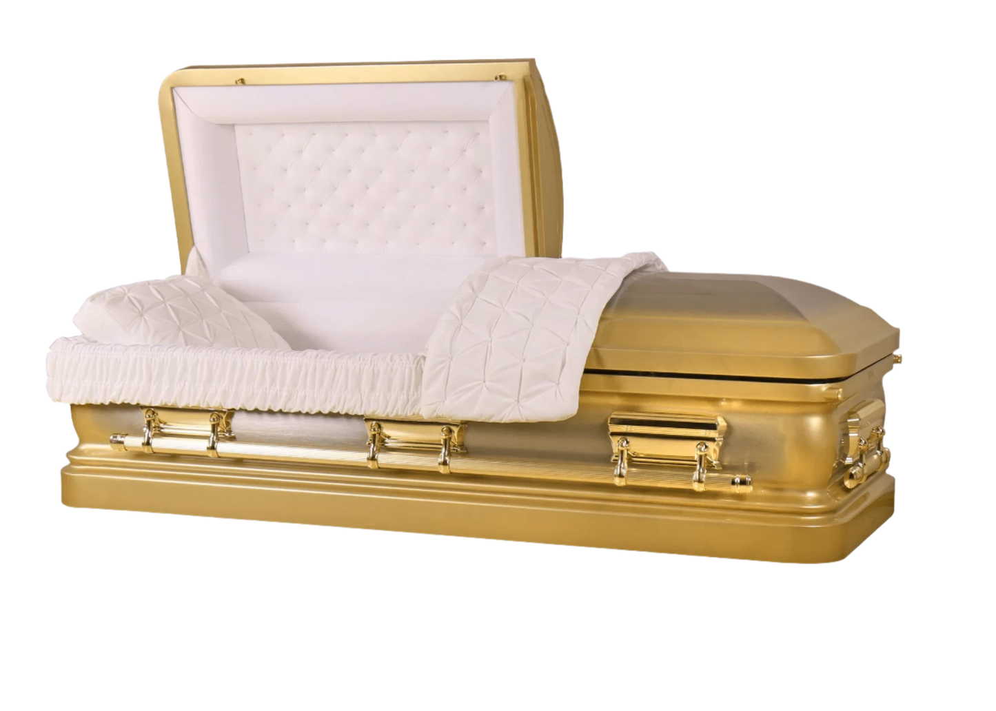 Adams Series | Gold Steel Casket