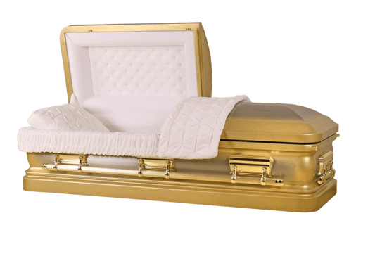 Adams Series | Gold Steel Casket