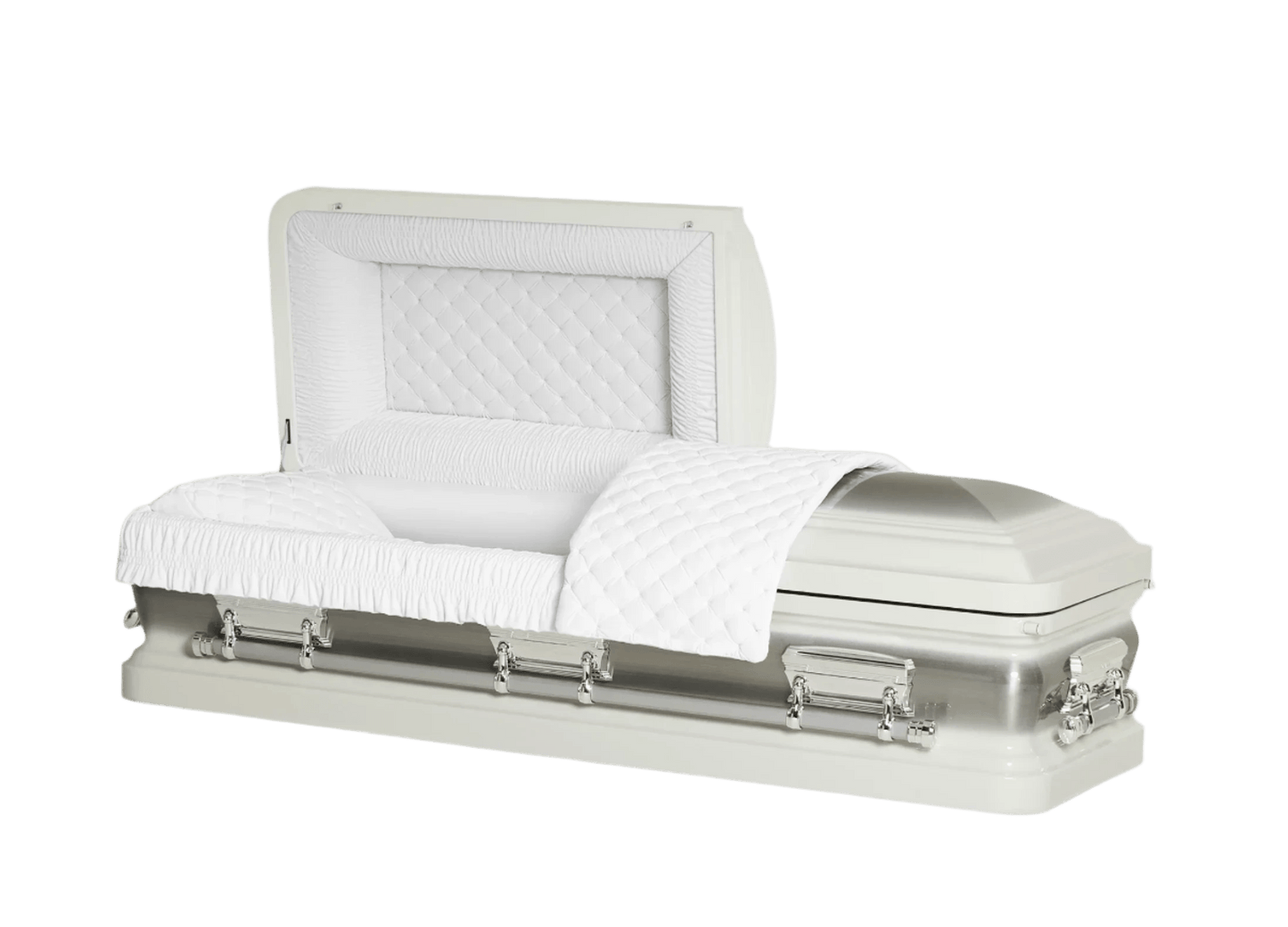 Adams Series | Silver Steel Casket