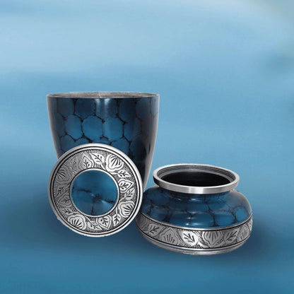 easytURN™ Cremation Urn – Dark Blue