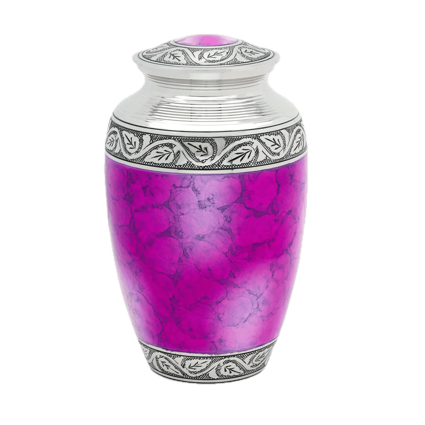 Brass Pet Urn - Pink