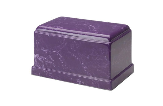 Legacy Marble Cremation Urn | Purple Marble Urn