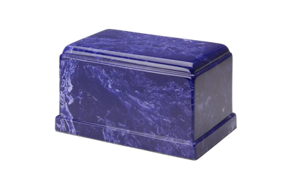 Legacy Marble Cremation Urn | Cobalt Marble Urn
