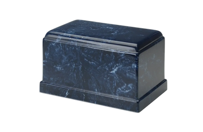 Legacy Marble Cremation Urn | Navy Blue Marble Urn