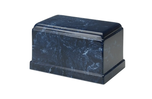 Legacy Marble Cremation Urn | Navy Blue Marble Urn