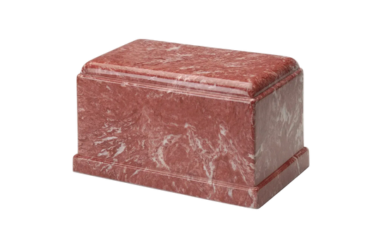 Legacy Marble Cremation Urn | Rose Marble Urn