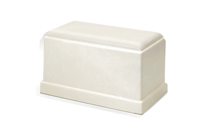Legacy Marble Cremation Urn | White Marble Urn