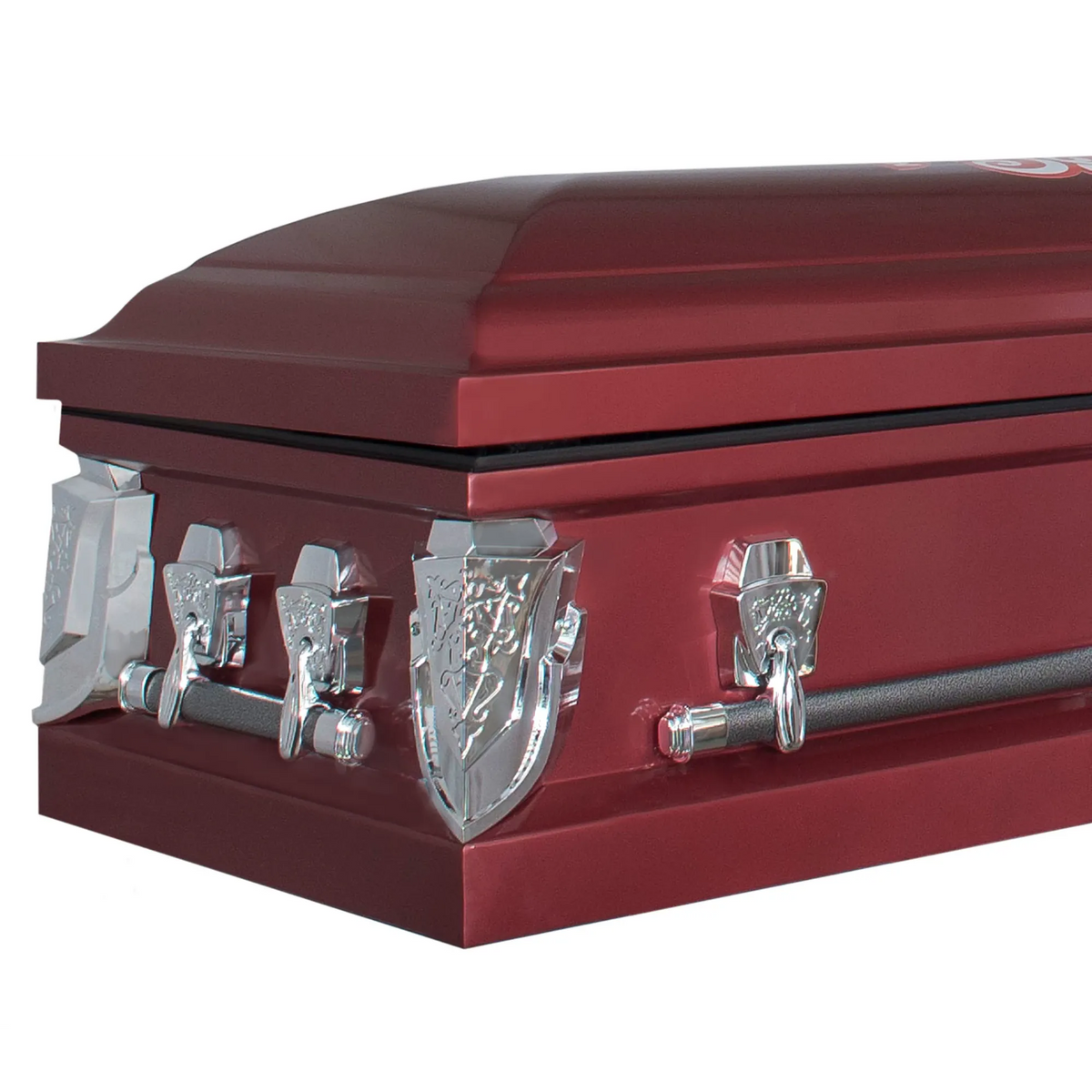 Cup Noodles® x Titan Casket Vampire Noodles Casket| Limited Edition Maroon Steel Casket with Black Velvet Interior