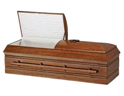The Hallel (Paulownia) | Paulownia Casket with Satin Walnut Finish