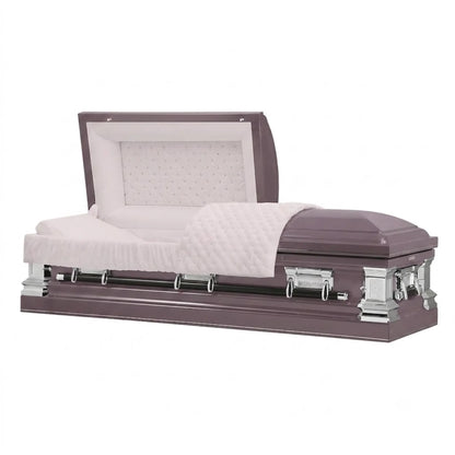 Era Stainless Series (Made in USA) | Orchid Stainless Steel Casket with Pink Interior