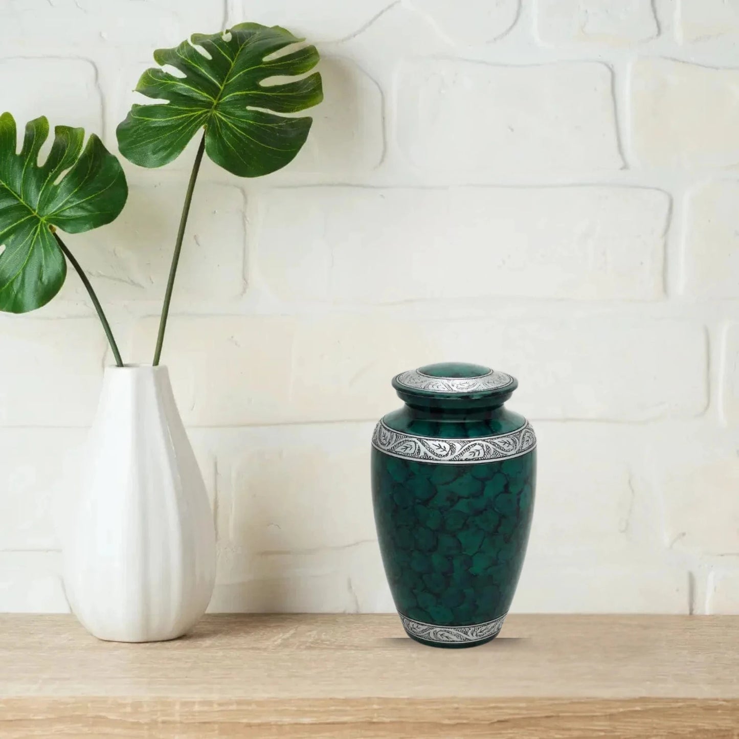 Cremation Urn - Green
