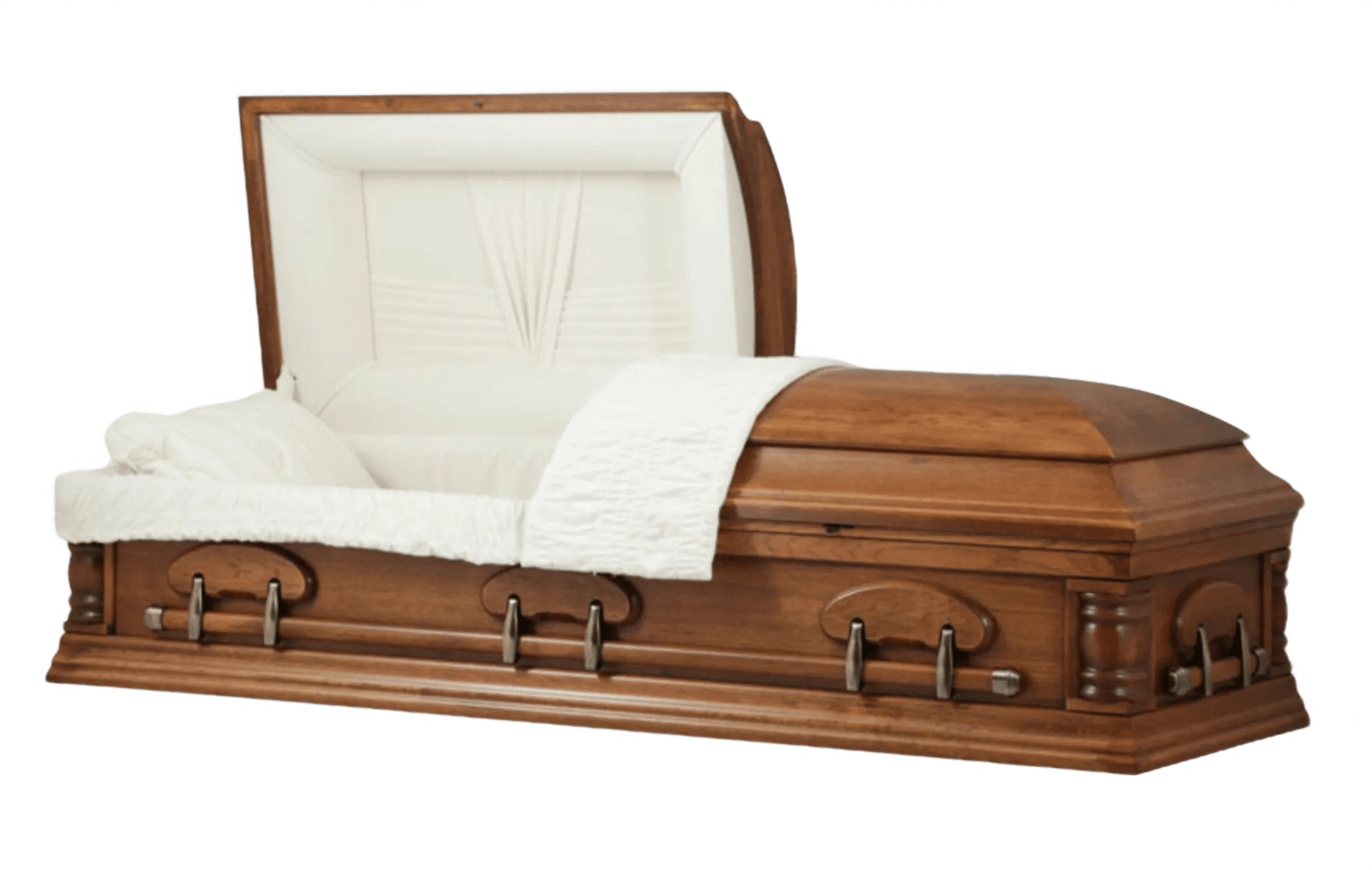 Grove Luxury Pecan Hickory Casket at $2,999 - Wood Caskets | Titan Casket