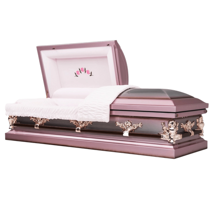 Hyacinth | Light Purple Shaded Heritage Bronze Finish