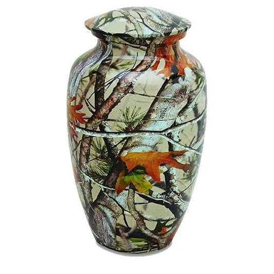 Hydro-Painted Pet Urns - Camouflage