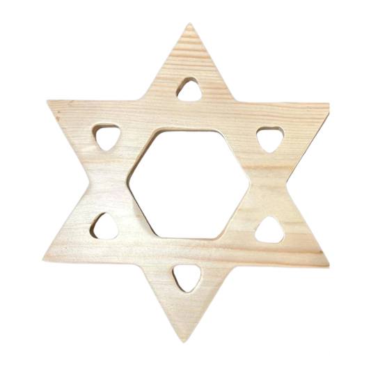 Star of David for Casket Lid (Shipped Separately)