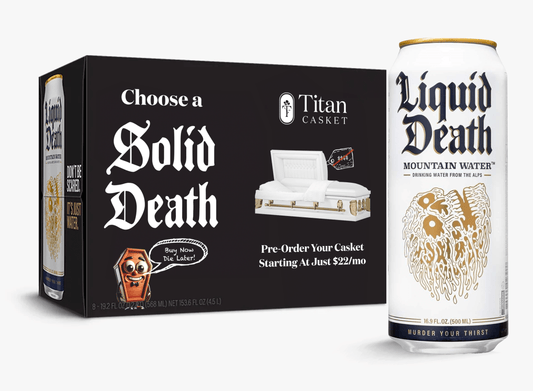 The Most Marked Up Casket Ever - Help Us Win Liquid Death's Biggest Ad Ever