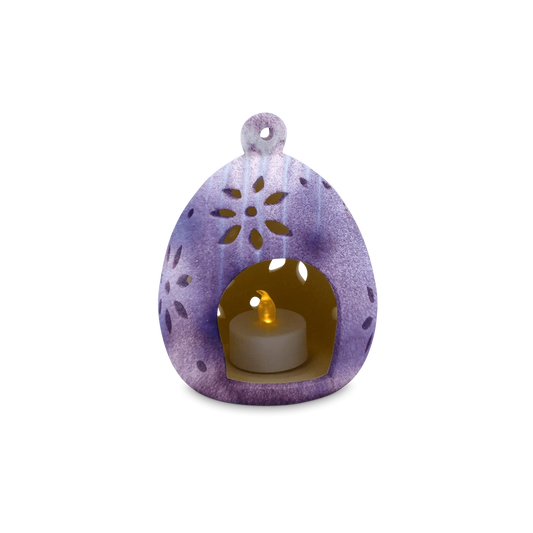 Floral Luminaria (Lavender) – Made with Solidified Cremains