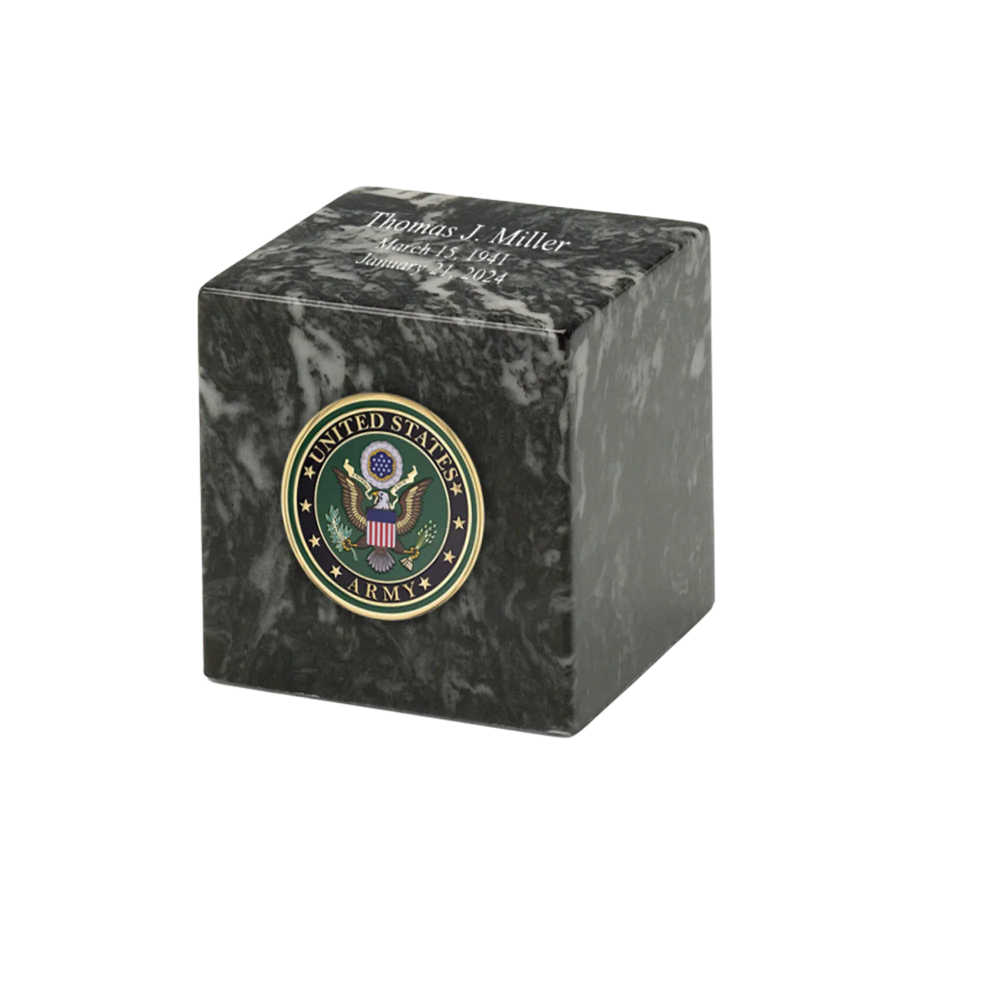 Military Marble Keepsake Cremation Urn | US Army