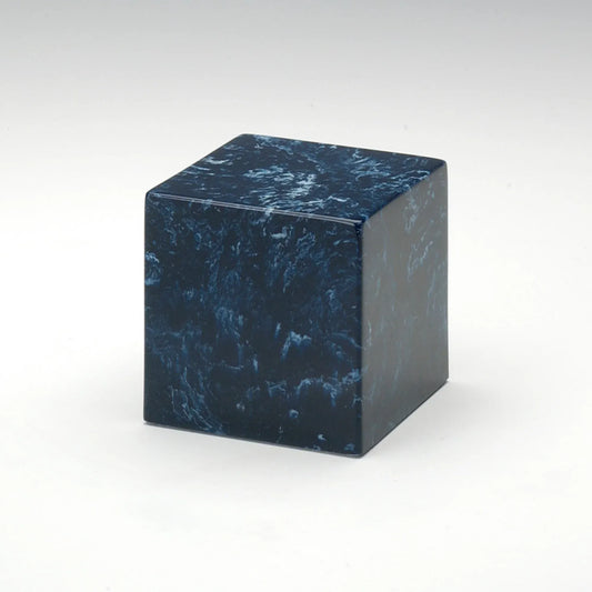 Navy Blue Marble Keepsake |  Cremation Urn